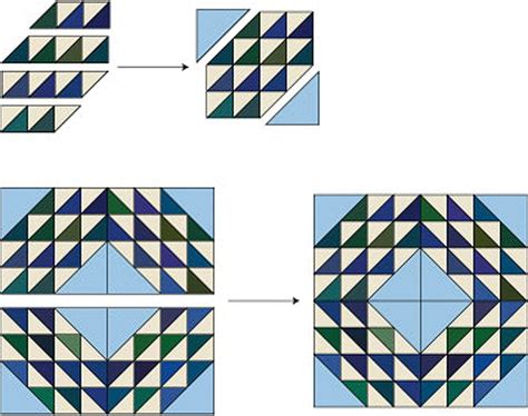 Ocean waves quilt pattern free.  The quilt block has seen many iterati...