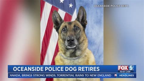 Oceanside police dog 'Jenko' retires