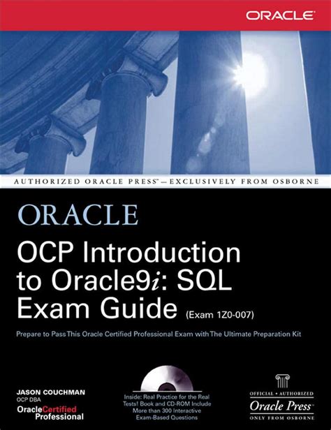 Ocp introduction to oracle9i sql exam guide 1st edition. - Politicas de genero en la union europea.