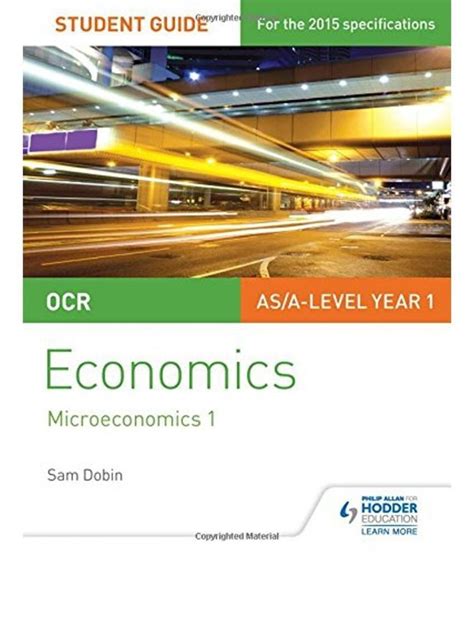 Ocr economics student guide 1 microeconomics 1. - The oxford handbook of deaf studies language and education by marc marschark.