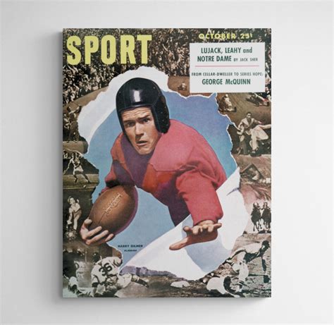 Oct 1947 Sports Magazine Football Alabama Harry Gilmer Sugar …