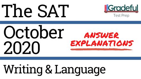 Oct 2020 sat answers. The answer is 4, as the chart showed two columns. The column on the left consisted of “values”, and those values were 1, 2, 3, 4, and 5. The right column ... 