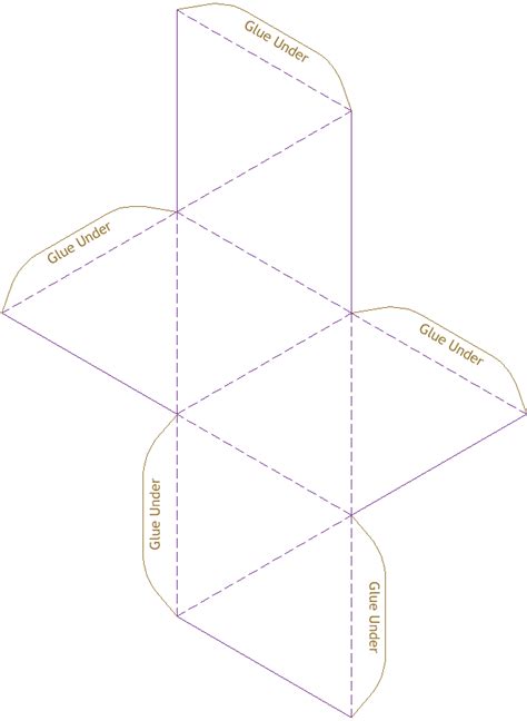 Octahedron Model Template