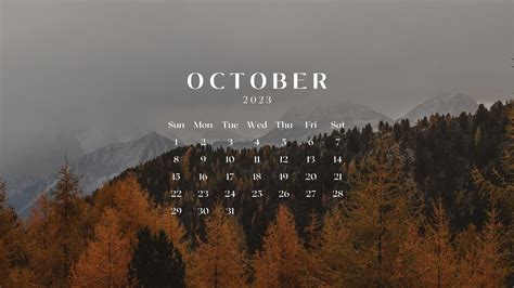October 2023 Calendar Computer Background Get Calendar 2023 Update