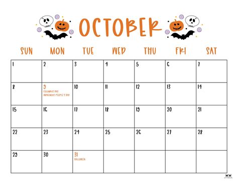 October 2023 Printable Calendar Customize and Print