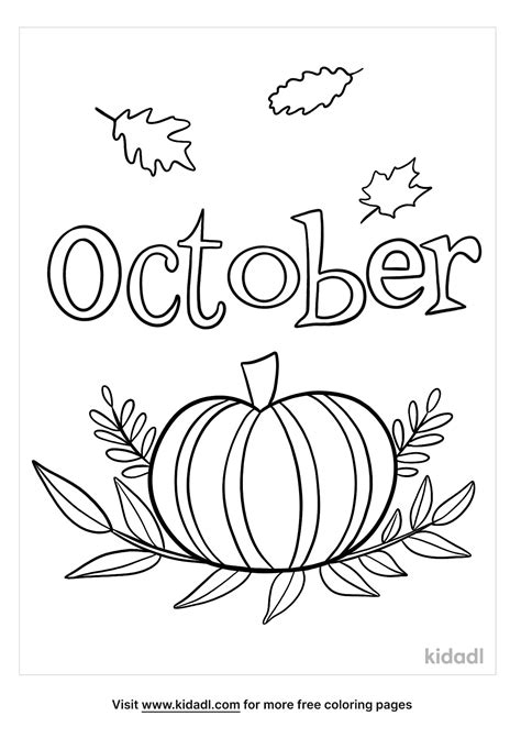 October Coloring Pages Free Printable These Free October Coloring Pages