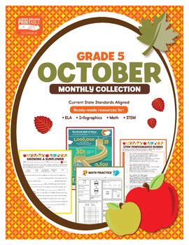 October Monthly Collection Grade 5