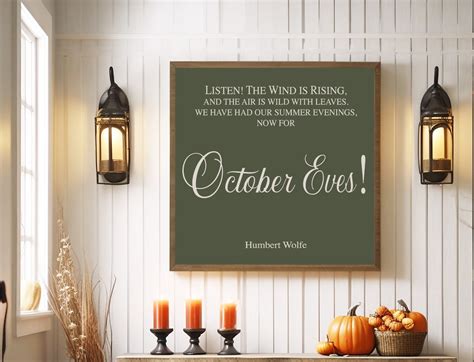 October eves &ndash; Writ in Water