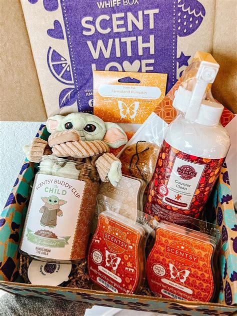 Monthly box of full sized products valued at $40 for $30!! Join the Scentsy Club and get your whiff box for $15 when you choose it as your half off item! TIE....