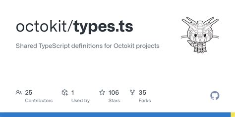 Octokit typescript example.  There are different means of authentication that a...