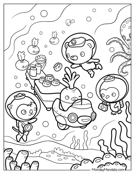 Printable Seashell Coloring Pages