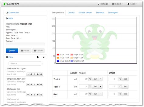 Octoprint touchui autostart. octoprint. OctoPrint is the snappy web interfa...
