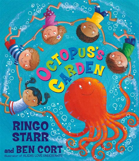 Pop royalty, Ringo Starr, meets picture book A-lister, Ben Cort! Based on the lyrics of the world famous Beatles song, this glorious picture book follows five children on a magical journey through the Octopus's garden. The playful Octopus takes them on a wondrous underwater adventure - riding on the backs of turtles, playing pirates in a sunken city and sheltering from a storm in the octopus's .... 