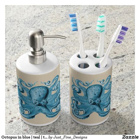 Octopus Bathroom Accessories Zazzle