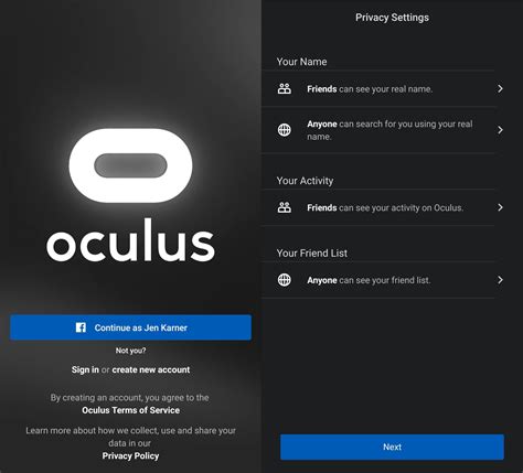 Descarga la aplicación de Oculus para disfrutar de las mejores experiencias de realidad virtual en tu PC o dispositivo móvil. Ya sea que tengas un Rift, Quest o Go, la aplicación de Oculus te permite configurar tu dispositivo, explorar y comprar juegos y aplicaciones de VR, y conectar con amigos. Inicia sesión con tu cuenta de Oculus o crea una gratis..