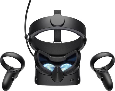 Oculus rift with headset. Enjoy the comfort you know and love. This facial interface, designed for breathability, matches the one that came with your Rift S. Move freely. This light weight 16FT USB 3.0 cable has DisplayPort connectors and an Oculink connector on either ends to connect your Oculus Rift S to your PC. 