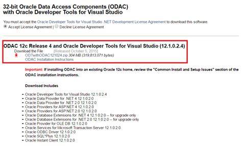 Odac 12c. g.  ODAC, a high-performance and feature-rich Oracle connectivity sol...
