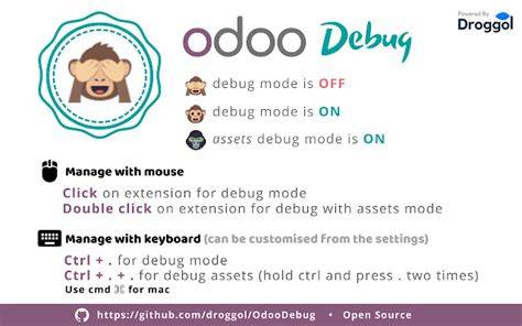 Odoo debug extension edge.  - Press Ctrl + .  In the event that you have wanted to...