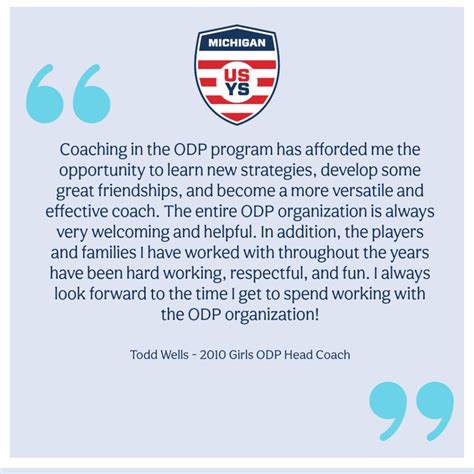 Odp soccer michigan.  The Office of Developmental Programs (ODP) requests your ...