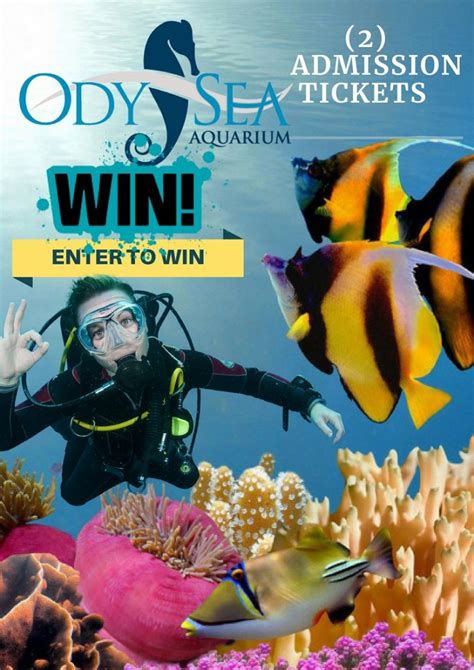 Odysea aquarium tickets. Fish and Sips at OdySea Aquarium April 26, 2024. Admission. Dive into Happy Hour “Under the Sea” during Fish & Sips. Buy in advance: $32.95. Buy day of event: $37.95. Date and time selected is scheduled arrival time. Early entry is not permitted. Guests must be 21 years old or older to attend. Valid ID required for entry. 