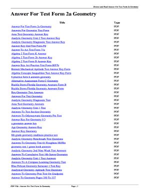 Odysseyware Geometry Answers Key
