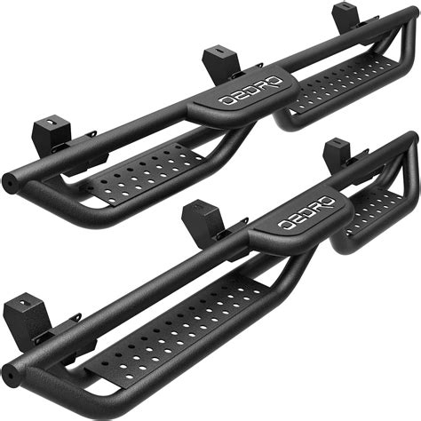Oedro running boards jeep wrangler. OEDRO® Running Boards for 2007-2018 Jeep Wrangler JK 2 Door, Textured Black Side Step Rails Nerf Bars ... Add to Wish List. 12% OFF. Sale OEDRO® Running Boards for 2007-2018 Jeep Wrangler JK & JKU 4 Door (No 2 DR & No JL), Textured Black Heavy Duty Truck Side Steps . Rating: 80 % of 100. 1 Review. Q&A. Special Price $299.99 … 