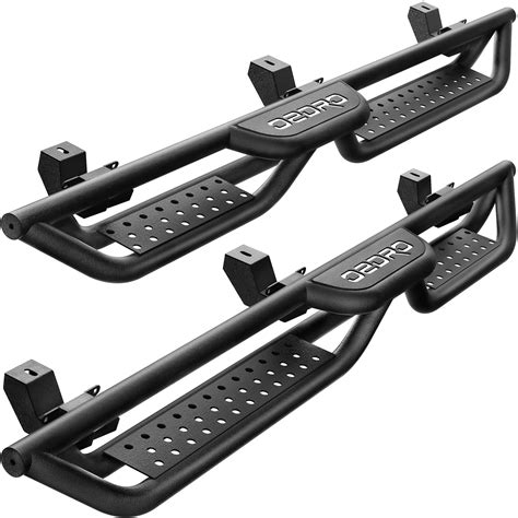 Oedro side steps. This item: OEDRO Running Boards, Drop Side Steps Compatible with 2007-2018 Jeep Wrangler JK 2 Door, Steel Nerf Bars Red Paintable Step Plates $289.99 $ 289 . 99 Get it as soon as Saturday, Oct 14 