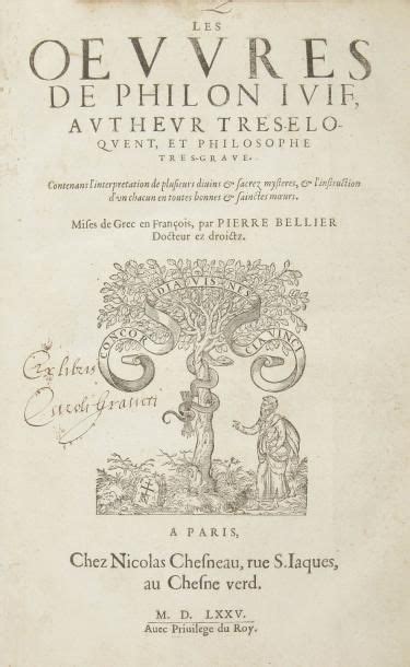 Oeuvres de philon d'alexandrie. - A basic guide to interpreting the bible playing.