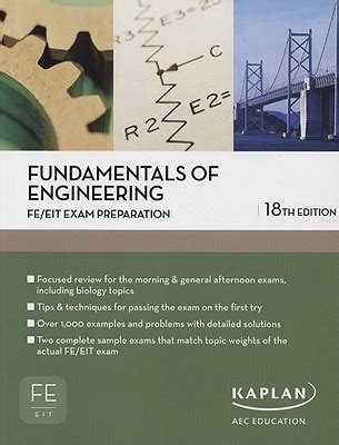 Of Book Fundamentals Engineering Exam Prep