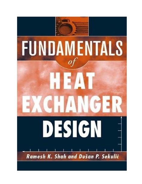 Of Design Fundamentals Heat Exchanger Manual Solution