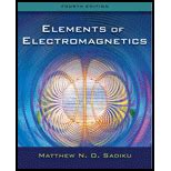 Of Electromagnetics Edition Elements 4th