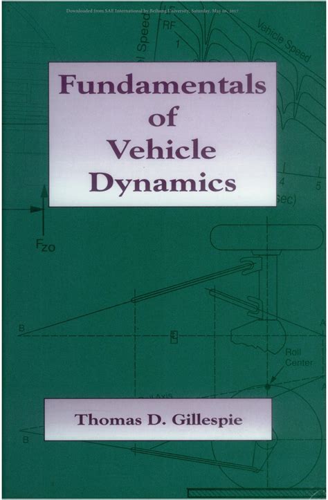 Of Fundamentals Dynamics Manual Solution Vehicle