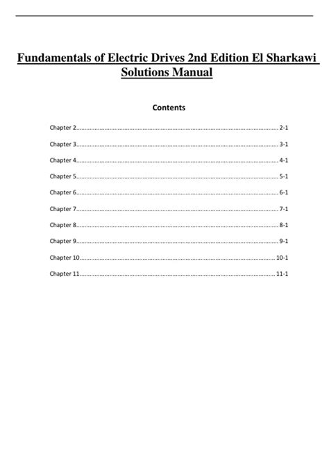 Of Fundamentals Manual Solution Electric Drives
