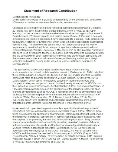 Of Journal Contribution Statement Research Consumer