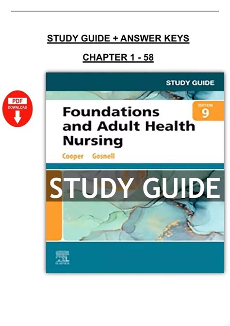 Of Nursing Study 6th Foundations Edition Guide