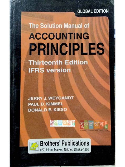 Of Principle Accounting Manual Solution
