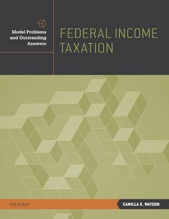 Of Problems Fundamentals Taxation Income Federal Answers
