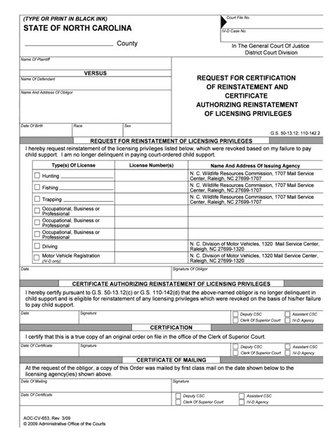 Of REINSTATEMENT and Form Fill Out and Sign Printable PDF Template