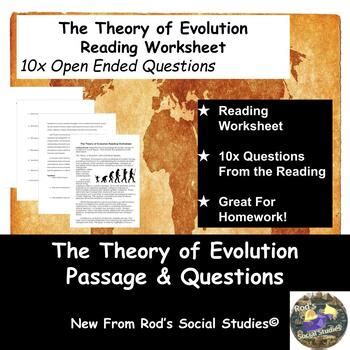 Of Worksheets Active 15 Answer Evolution Reading Theory Chapter