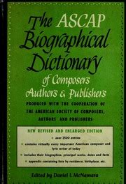 Of the ASCAP BIOGRAPHICAL