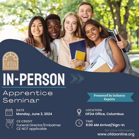 Ofda apprentice seminar.  Attend the #OFDA Apprentice Seminar if your apprenticeship with ...