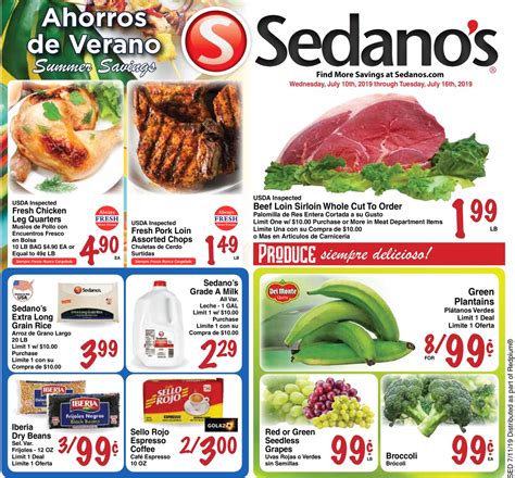 Sedano's Supermarkets provides products of various brands, including Kellogg s, Kraft, Del Monte and Green Giant. Additionally, the company conducts fundraising activities and supports nonprofit organizations. Sedano's Supermarkets operates over 28 supermarkets and more than 13 pharmacies in various locations, including Miami.