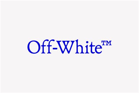 Off White Text Template