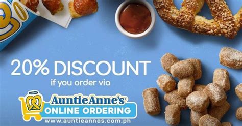 Order Ahead and Skip the Line at Auntie Anne's. Place Orders Online or on your Mobile Phone.