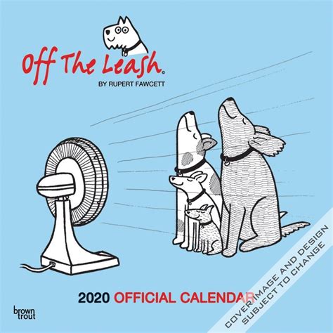 Off the Leash 2020 12 x 12 Inch Monthly Square Wall Calendar, Fun