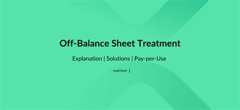 Off-balance sheet treatment Simmons & Simmons