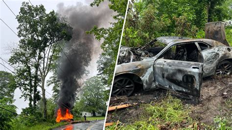 Off-duty firefighters commended for rescuing woman from burning car in East Kingston, NH