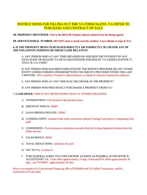 Offer Instructions Template Form Fill Out and Sign Printable PDF