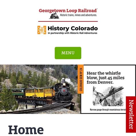 Located in Clear Creek Valley, the Georgetown Loop Railroad offers a