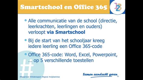 Office 365 Smartschool - YouTube